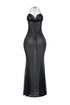 High Shine Mermaid Halter Dress